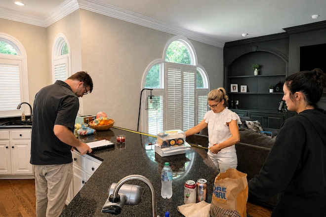 7-Day-Kitchens-team-doing-design-in-the-kitchen 7-Day-Kitchens-team-doing-design-in-the-kitchen